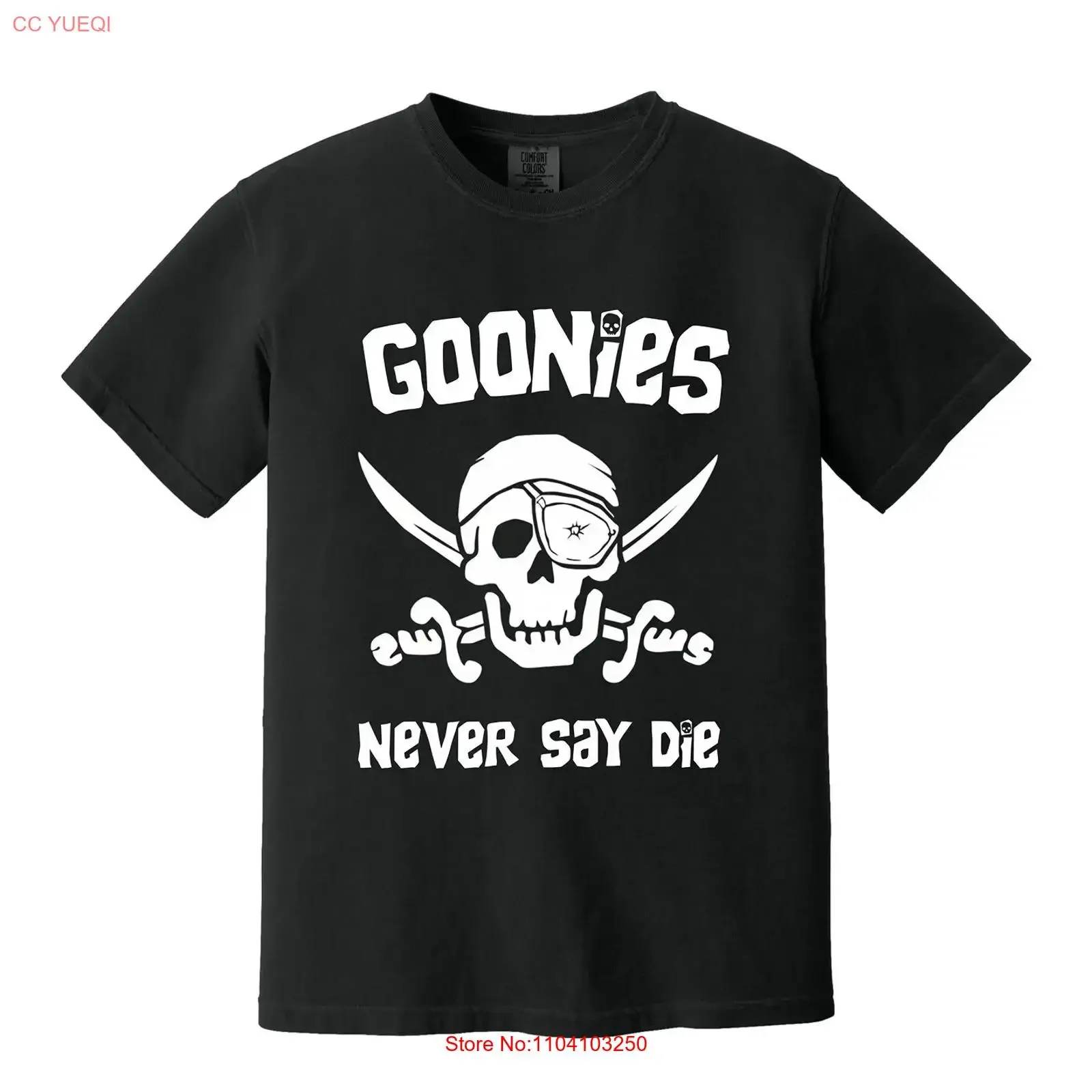 Goonies One Eyed Willie T Shirt Youth Adult  vintage Washed Soft Slightly Stylish Top For Everyday Wear streetwear Casual homme
