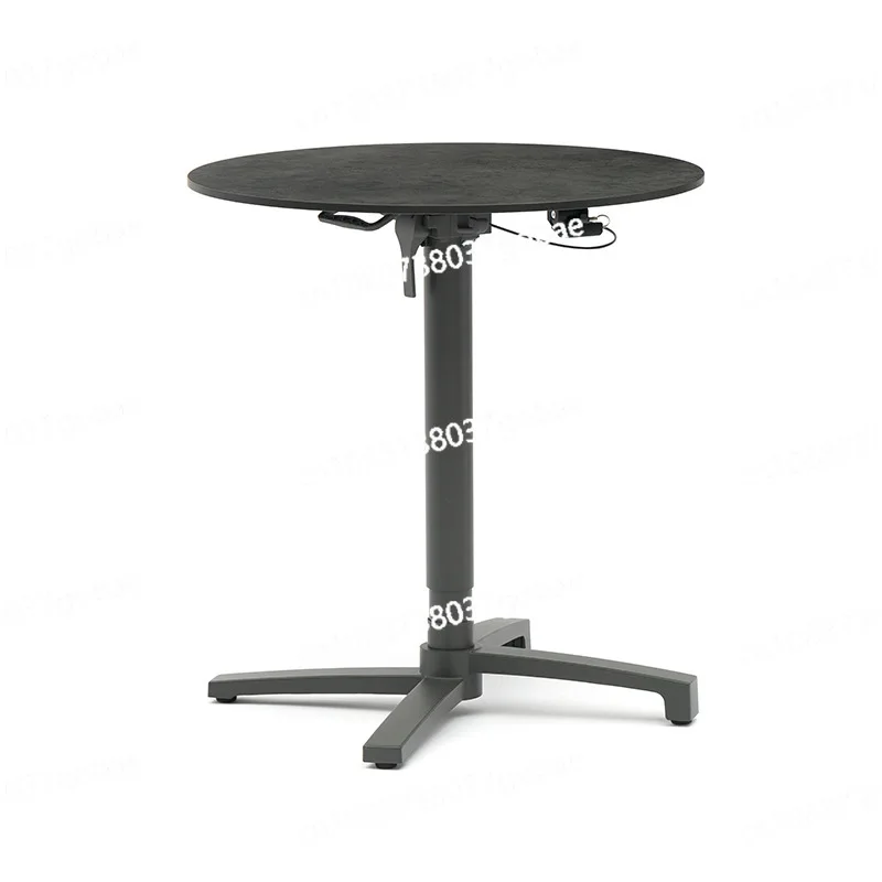 

Outdoor folding tables and chairs hotel resort balcony leisure aluminum alloy height adjustable table