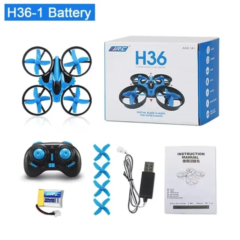 

Anti-collision H36 Mini RC Drone Four-axis 360° Flip Remote Control Quadcopter Durable Flying 6-Axis Headless Mode Helicopter