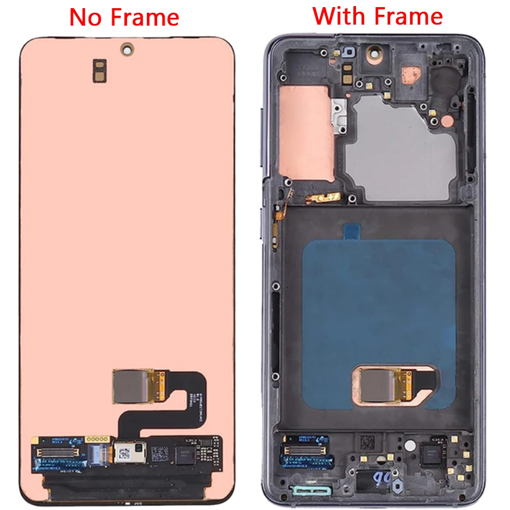 For Samsung  S21 LCD Screen Display Touch Panel With Frame 6.2