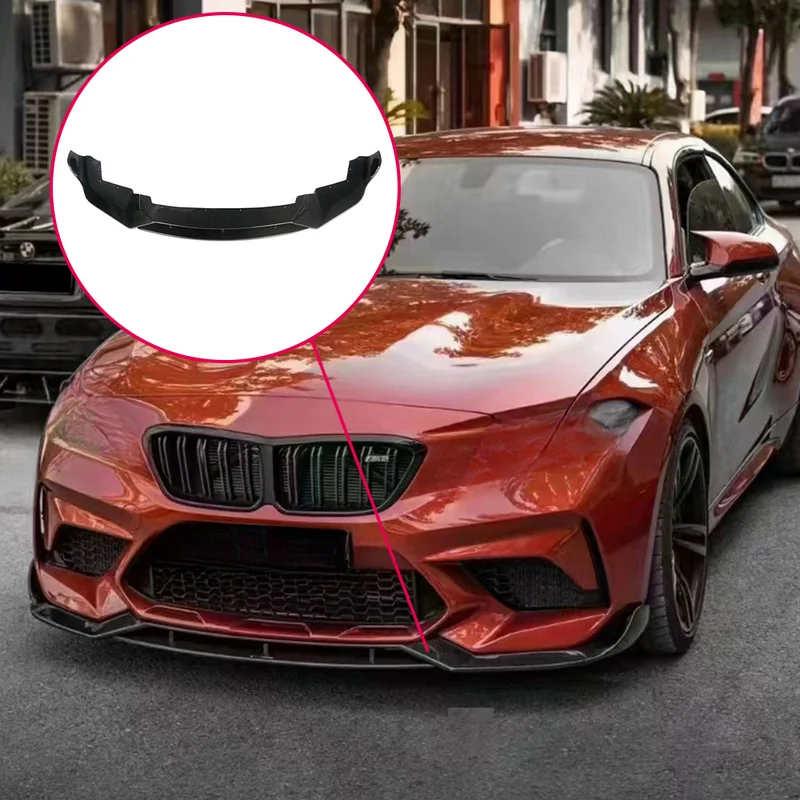 Ultimate Carbon Fiber Front Bumper Lip Kit for Sports Coupe 2016-2021 Off-Road Lightweight Exterior Upgrade