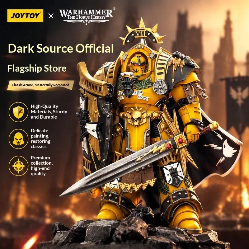 Joytoy Warhammer Horus Heresy Imperial Fists 1/18 Terminator Armor Action Figure Collectible Model For Adult Hobbyists