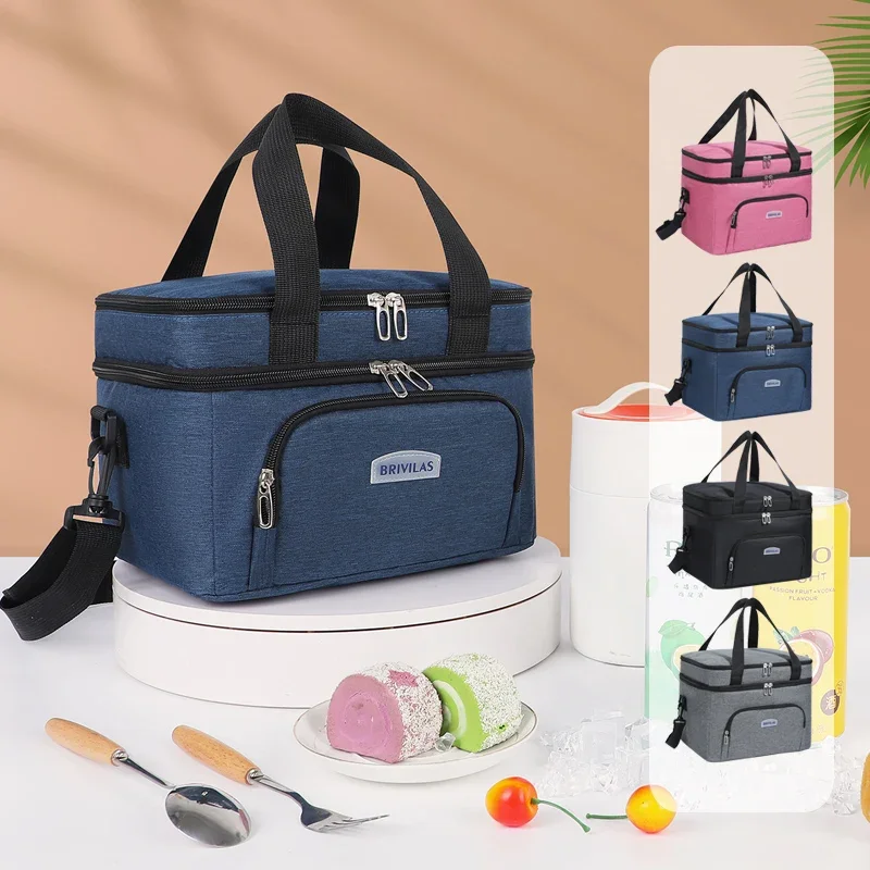 Portable Multi-Function Insulated Lunch Bag - Available in Multiple Colors