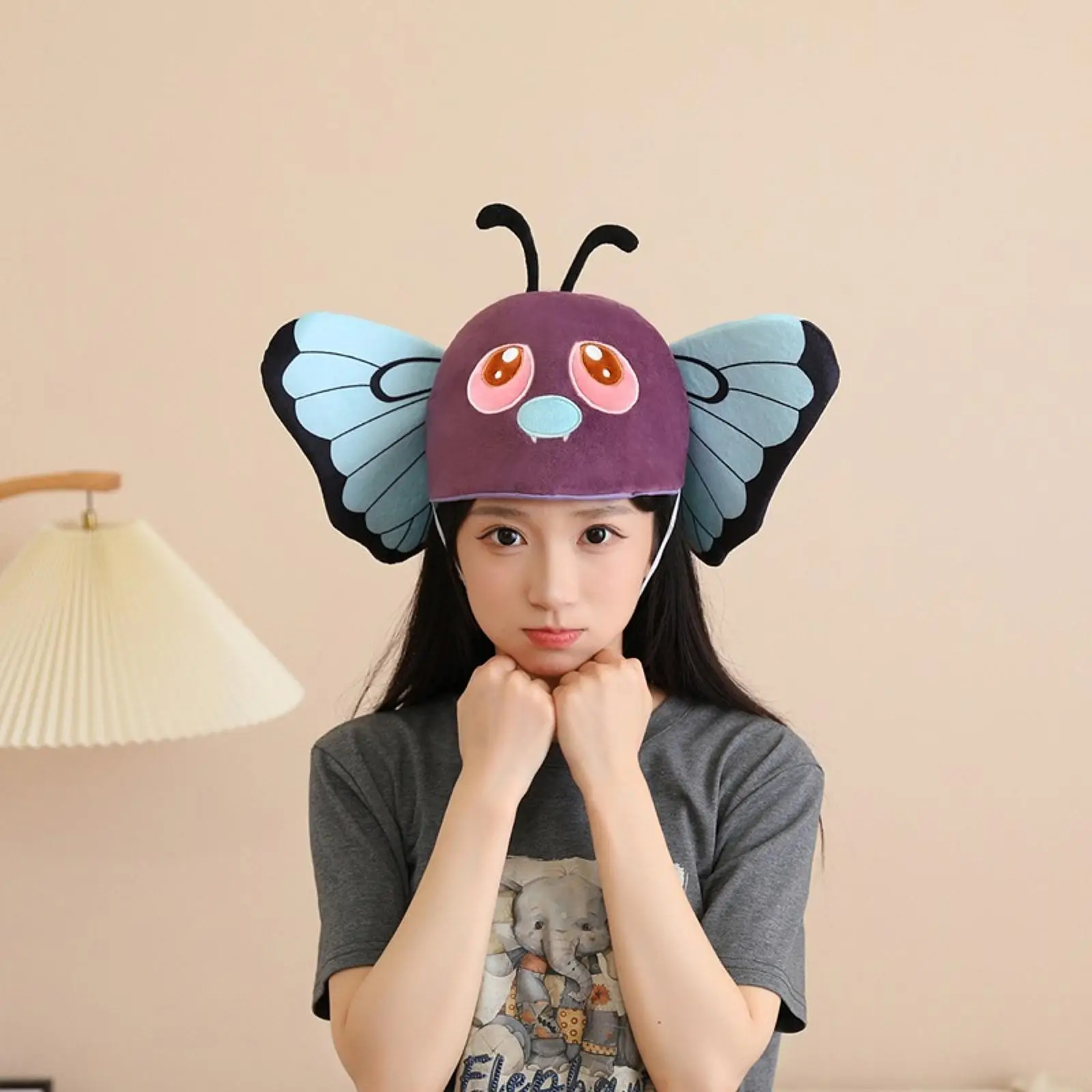 

Шляпа-фасинатор в виде бабочки, реквизит для фотосъемки, современная забавная головная уборная шляпа для карнавальных костюмов, Хэллоуина, косплея, праздничного декора