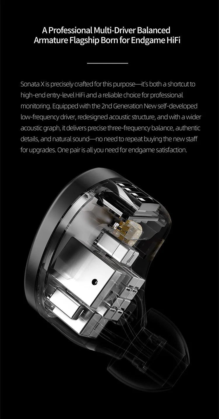 Vorbestellung: KZ Sonata X Flagship 28BA In-Ear-Monitor mit HiFi-Audioqualität auf Flaggschiffniveau – Detail 3