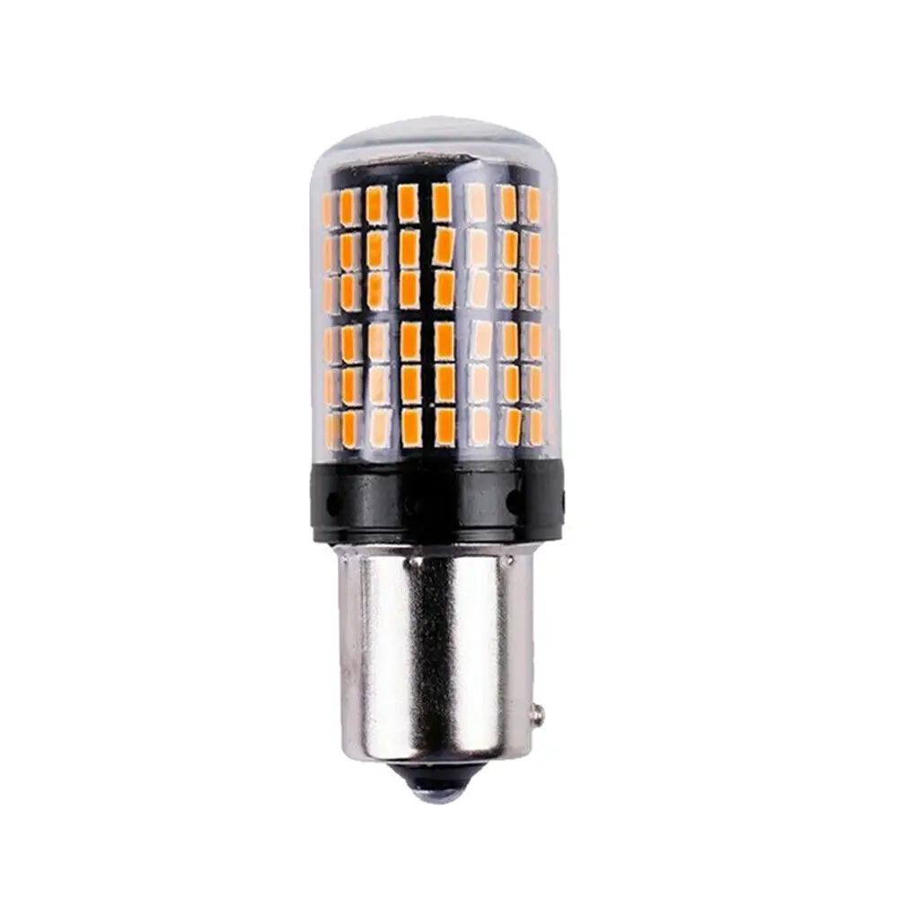 2PCS 1156 BA15S P21W BAU15S PY21W 1141 7506 12V LED Bulbs 3014 144smd CanBus Lamp Reverse Turn Signal Light Car Brake Auto Lamp