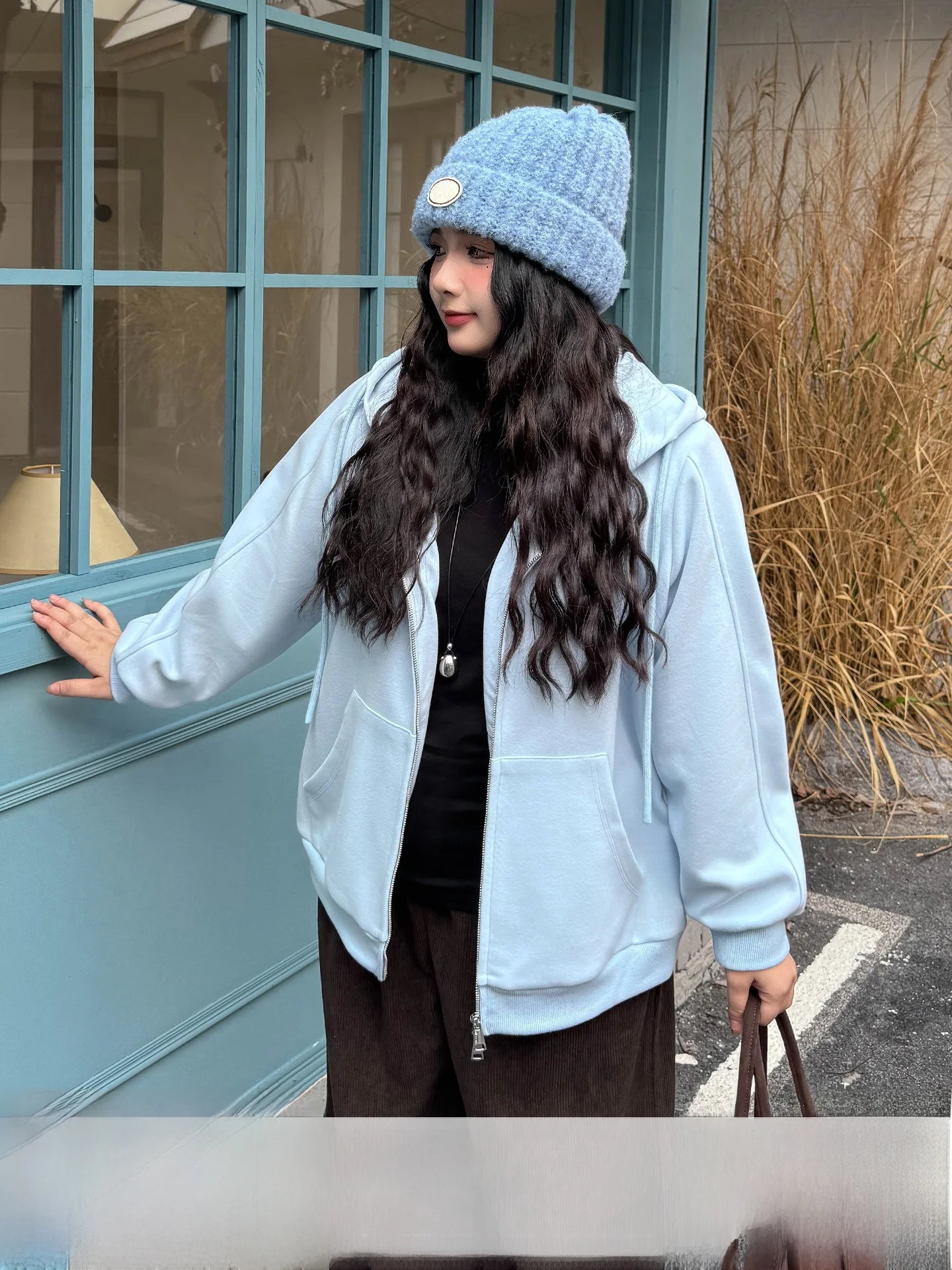 

Женская толстовка большого размера с капюшоном Street Sle, повседневная верхняя одежда больших размеров, свободное пальто с вышивкой собаки, осенне-зимнее пальто