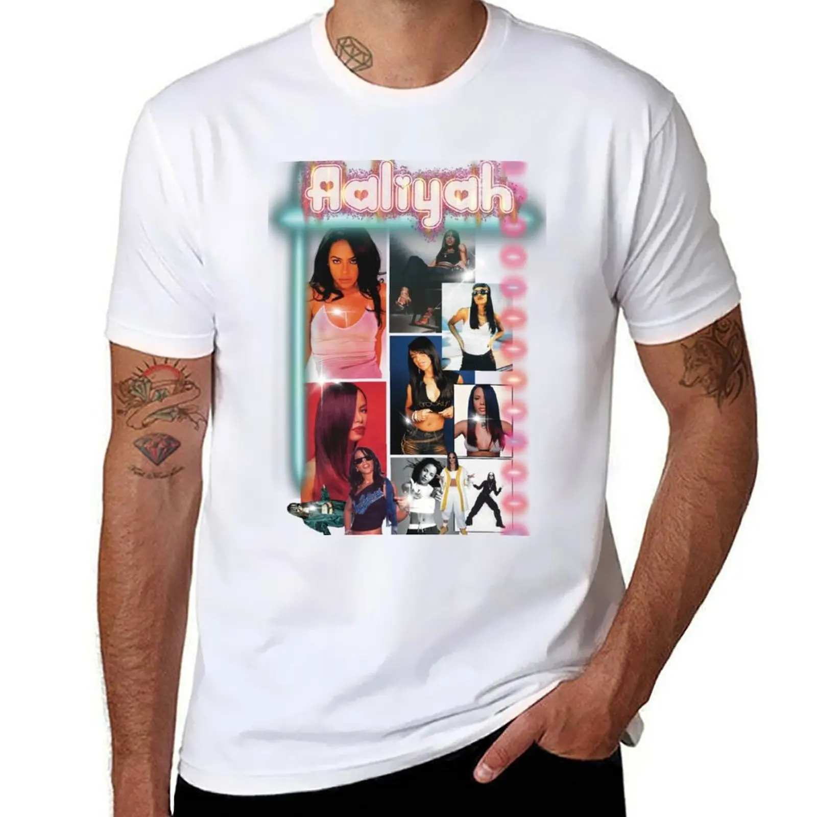 

Aaliyah T-Shirt t shirt man cotton t shirts for man pack cotton T-Shirt