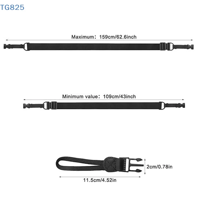 Correa de Hombro Ajustable, Correa de Repuesto de Nailon Portátil, Correa de Cuello con Liberación Rápida, Correa Cruzada para Tablet, Correa para Cámara
