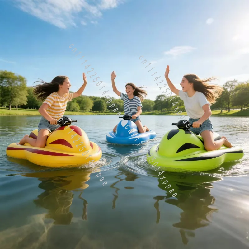 Safe Water Toy With Electric Thruster, Electric Inflatable,Inflatable Watercraft For Lake Pool