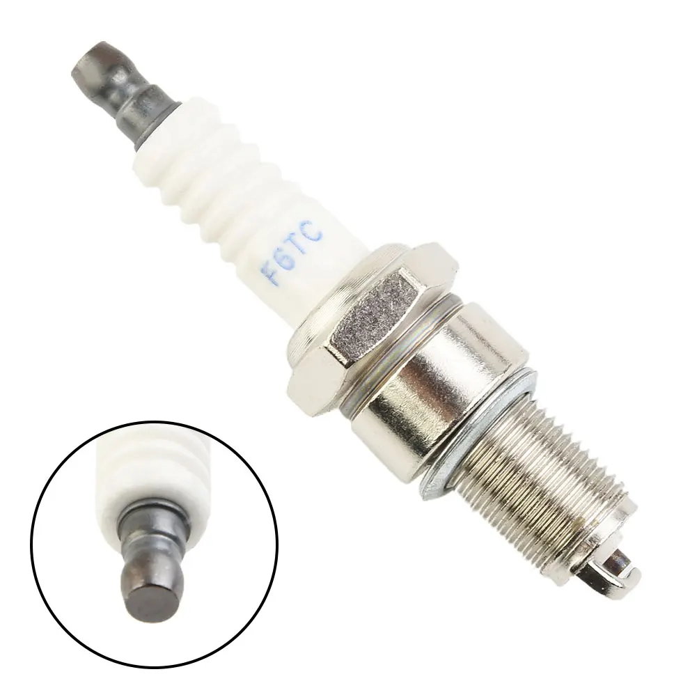 1pcs Spark Plug Glow Plug Electric Chainsaw Lawn Mower Compactor Small Engine Replacement Part For Torch F6RTC Spark Plug Garden