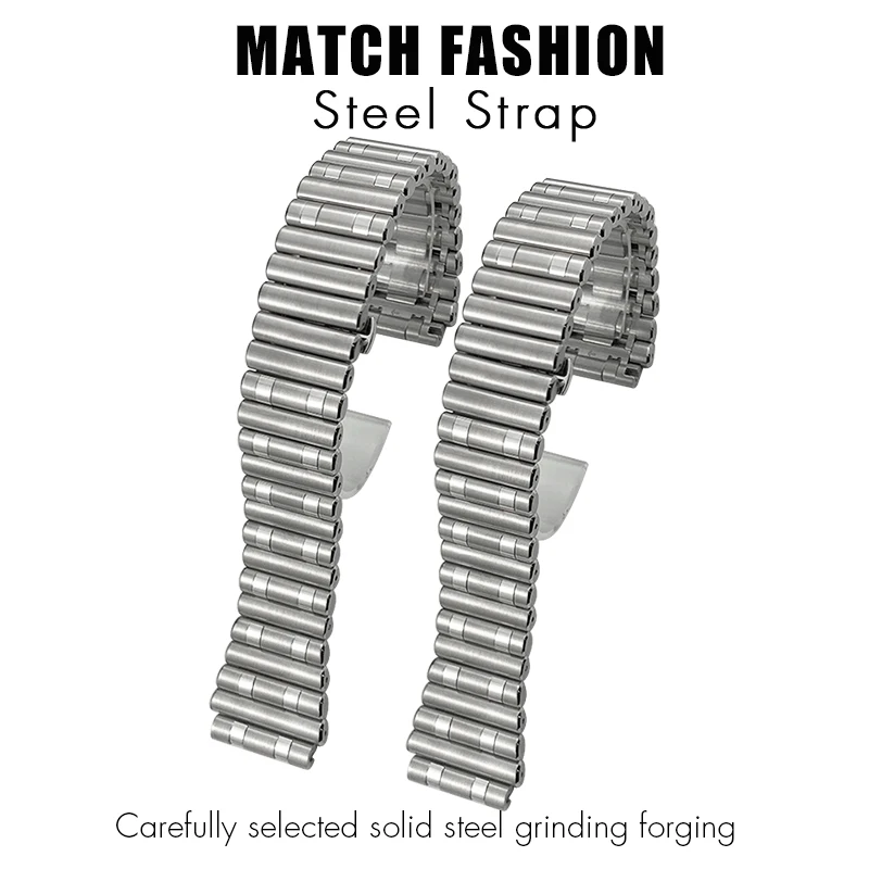 22mm 316L High Quality Stainless Steel Watchbands for Breitling B01 CHRONOMAT Six Nations 42mm Watch Strap Accessories Men