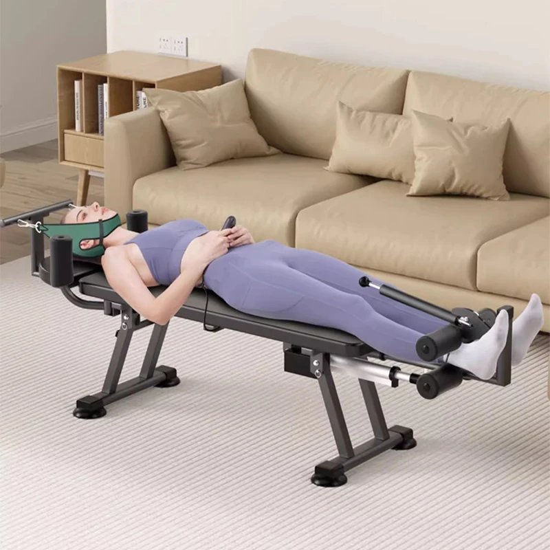 Height Increasing Electric Tensioner Cervical Vertebra Lumbar Vertebra Soothing Device Stretching Traction Inversion Table