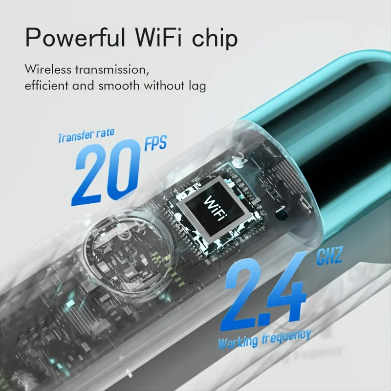 Ear Wax Remover,Wireless Otoscope Earwax Removal Tool 1080P HD WiFi Ear Endoscope With LED Light,3.5mm Visual Ear Scope Camera S