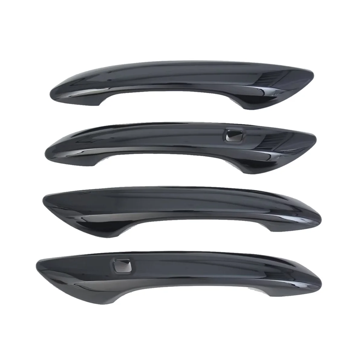 For Hyundai Sonata DN8 2024 Carbon Fiber Car Exterior Door Handle Cover Decorative Trim Accessories