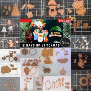Mini Stitchmas Die Collection Metal Cutting Dies DIY Scrapbooking Supplies Paper Craft Handmade Album Card Embossing Template