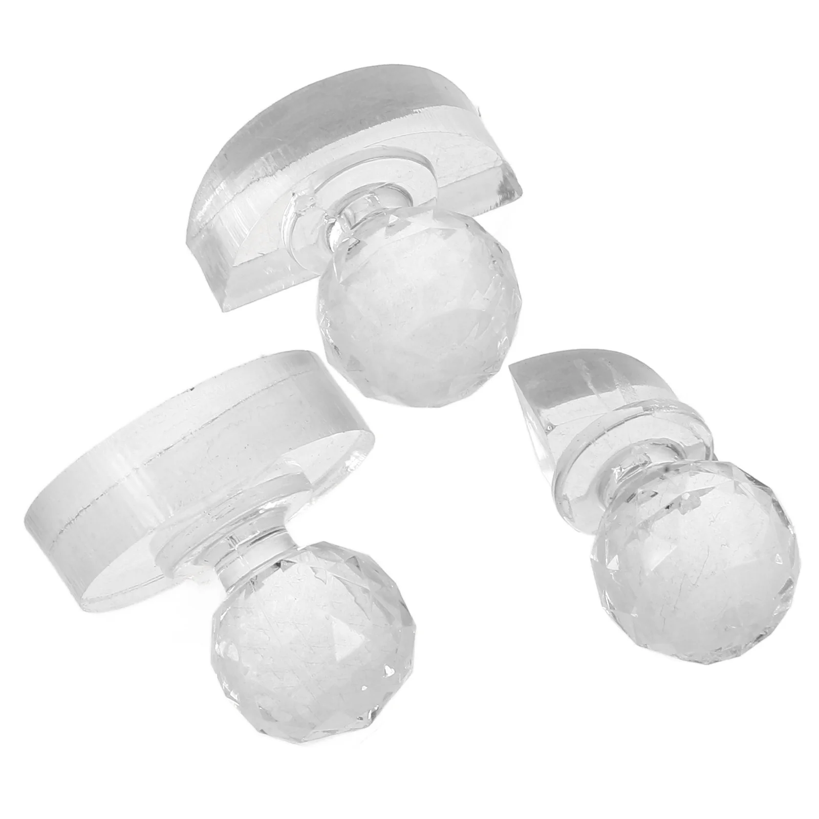 3개입 아이섀도우 프레스 도구 아크릴 스탬프 블러셔 리페어 몰드 DIY 메이크업 액세서리 프레스 도구 아이 메이크업