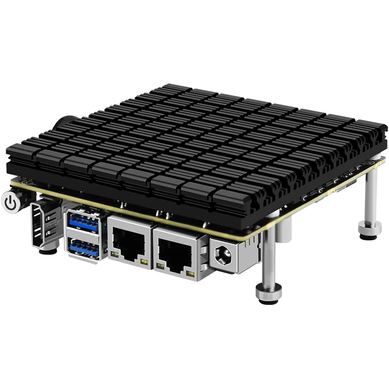 Encaminhamento macio Mini Host, Hardware Inteligente de Baixa Potência, Microcomputador Fanless Economizador de Energia, X86-P2, N4000, J4105, J4125, 6W