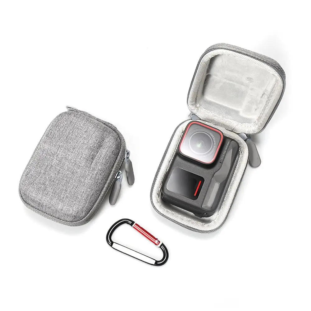 Für Insta360 Ace Pro/Ace Schützende Lagerung Tasche Sport Kamera Mini Organizer Fall Mit Haken Action Kamera Zubehör