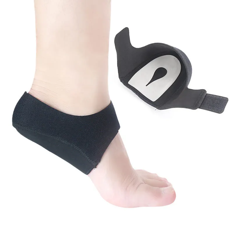 Almohadilla de Gel para el talón para aliviar el dolor de fascitis Plantar, calcetín usado en zapatos, espuela de tacón fino, protectores para el