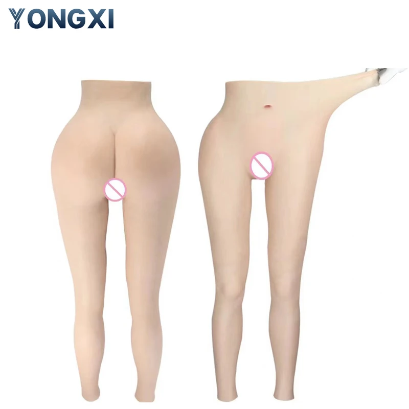 YONGXI-Faux Seiko Calças de Silicone para Crossdresser, Elasticidade Dupla, 3D Enhancer, Escolha a Vagina, Despeje mais