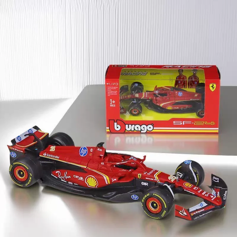 

Burago 1:43 Scale F1 Ferrari SF-24, No. 16 Exquisite Craftsmanship Collector's Item Festive Gift