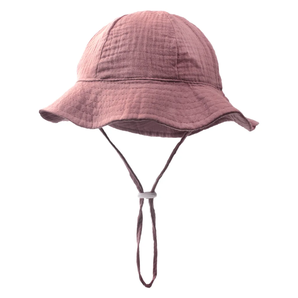 

Boys Girls Summer Autumn Baby Sun Hat for Kids Outdoor Anti UV Travel Hats Cotton Panama Kids Beach Caps Bucket Cap 3-12 Months