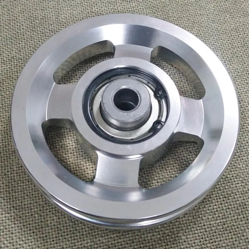 77-114mm Pulley Wheel Replacement Aluminium Alloy Bearing Pulley Wheel Timing Pulley Synchronous Wheel For Fitness Equipment