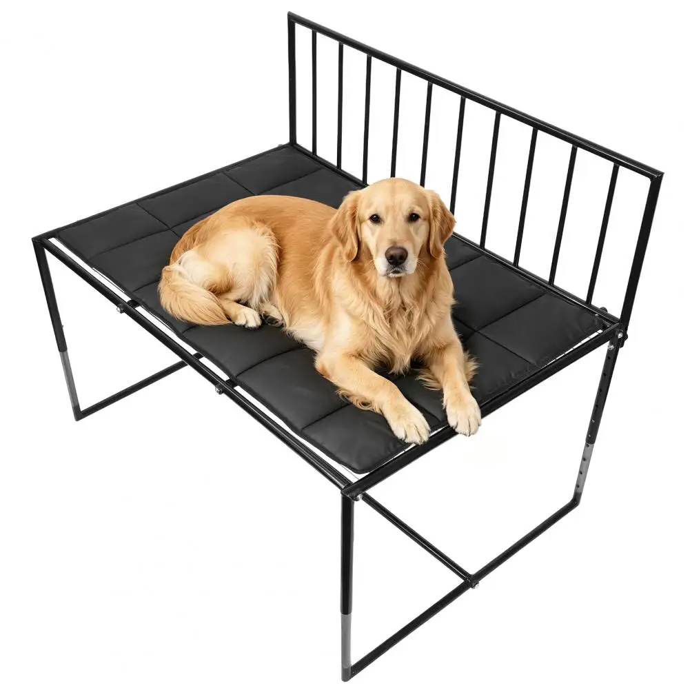 Beside Dog Bed, Adjustable Height Dog Bed Next to Human Bed, 47