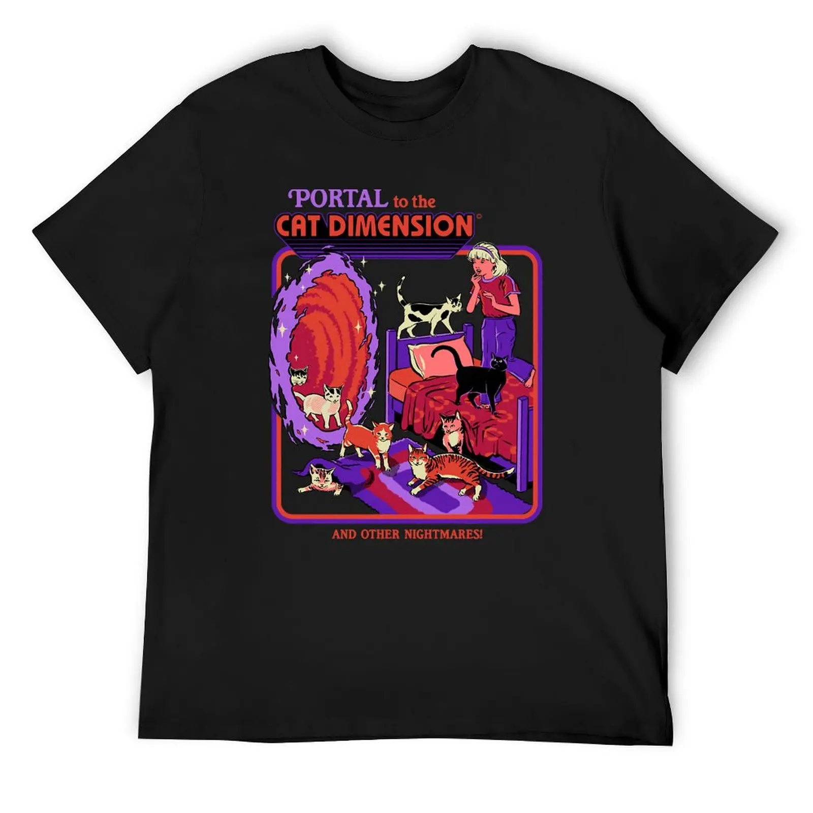 

The Cat Dimension T-Shirt new edition summer tops Personalized t-shirt blanks fruit of the loom mens t shirts