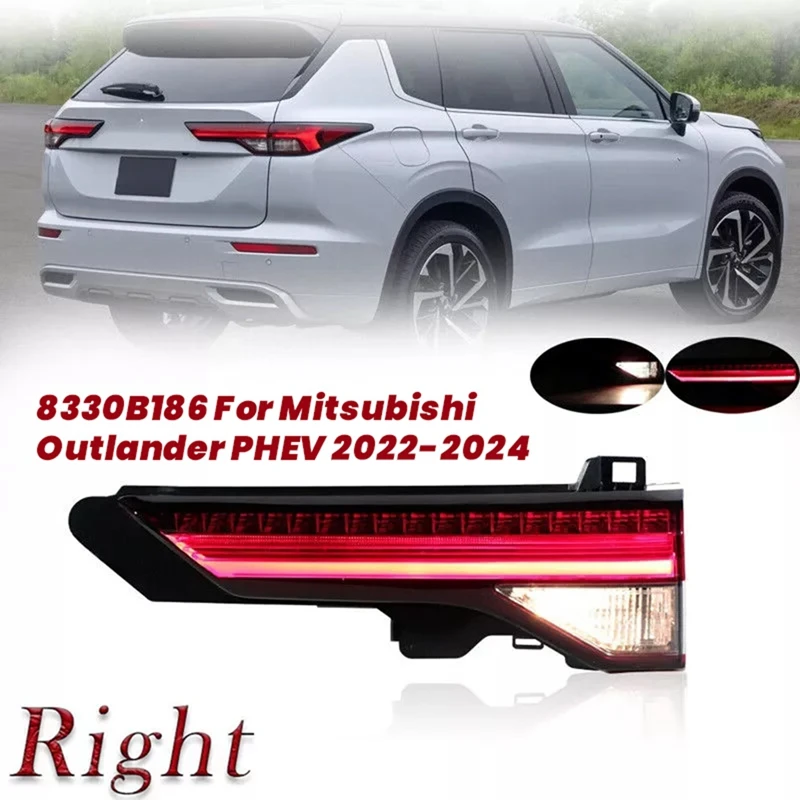 Luz traseira interna da cauda do carro conduziu a lâmpada de freio assy para mitsubishi outlander phev 2022-2024 parar lâmpada sinal volta