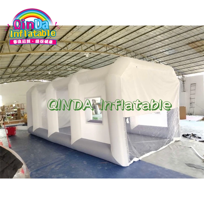 Movable Cabin Paint Inflatable Spray Booth Inflatable Car Paint Booth Tents For Painting Tent With Blower And Filter