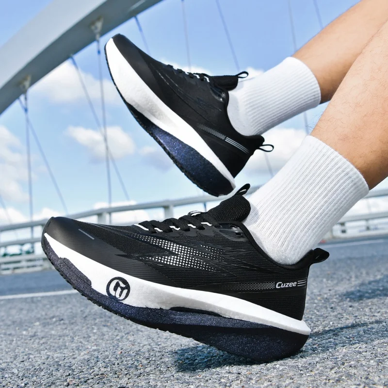 Laufschuhe für Herren mit Carbonplatte, Marathon-Spezialität, atmungsaktiv, leicht, bequeme Outdoor-Sportschuhe für Damen – Detail 26