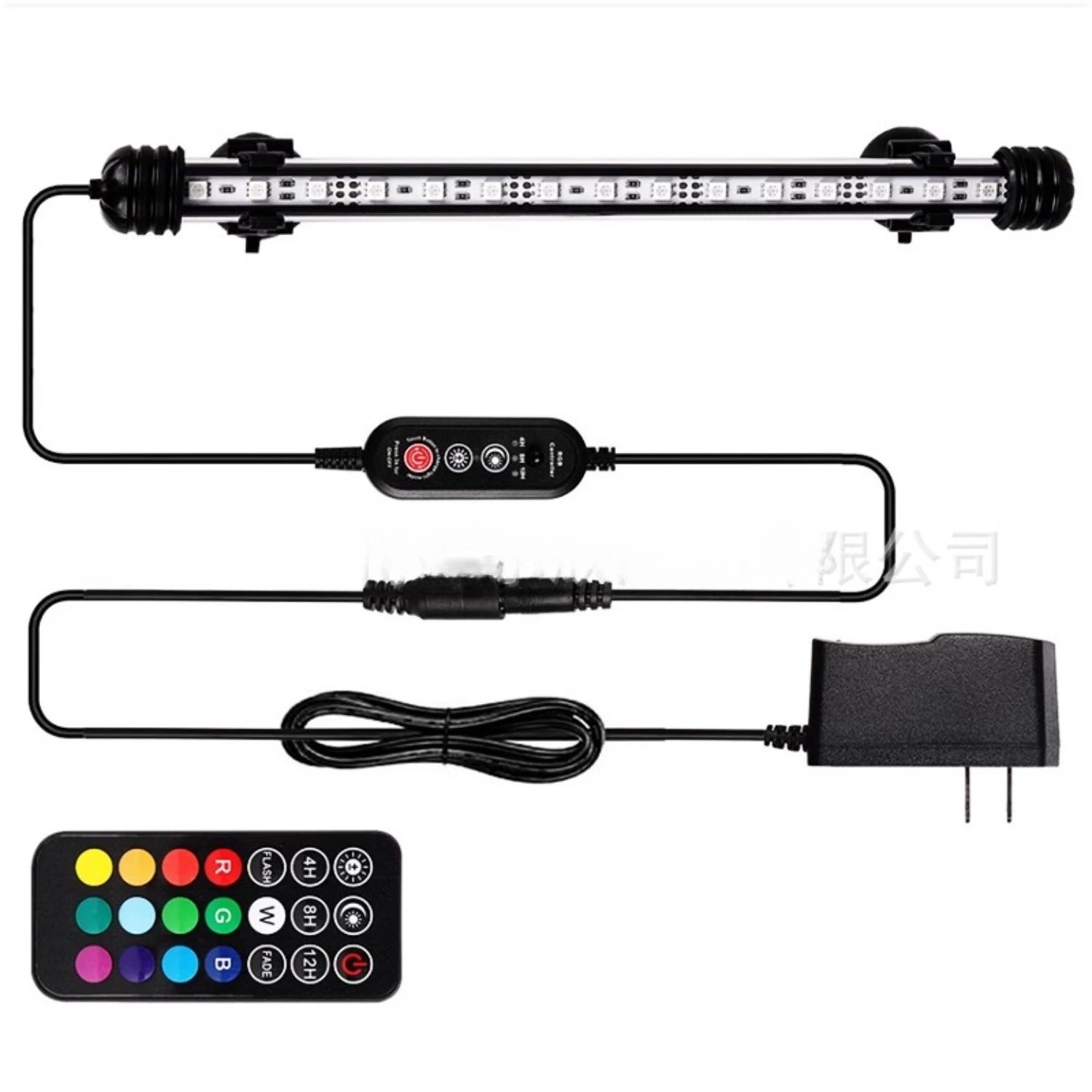 Submersible LED Aquarium Light Waterproof RGB Fish Tank LED Light with Remote Control,13 Color Light Modes, Enhances Fish Color