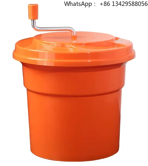 Commercial Manual Fruit & Vegetable Dryer - Salad Spinner & Multi-Purpose Dehydrator for Kitchen