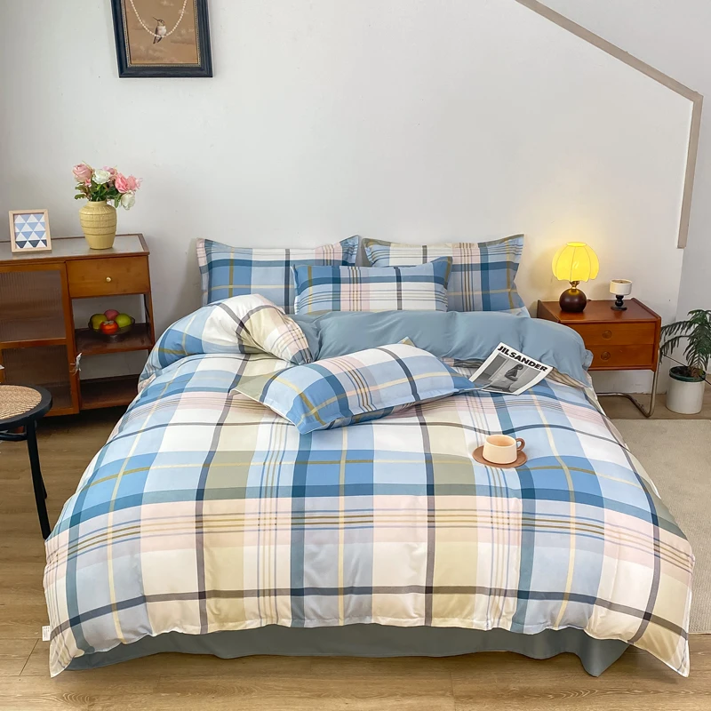 Classical British Collegiate Bedding Set or Single Duvet Cover Soft Comfortable Quilt Covers Aesthetic Durable Comforter Cover