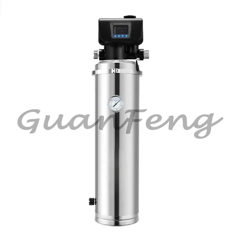 304 stainless steel whole house filtration system large flow home user external central water purifier