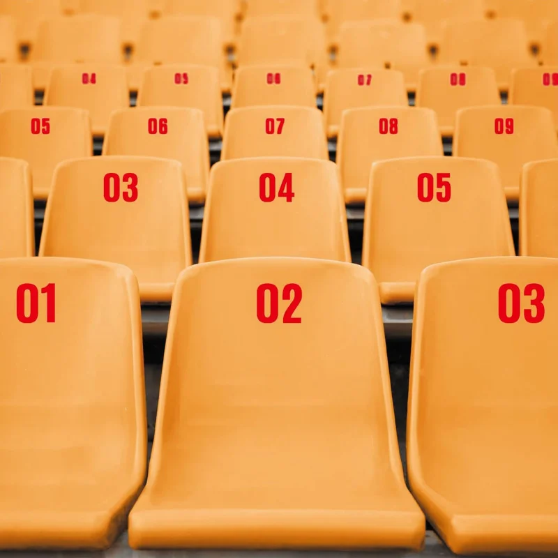 8 Sheets Waterproof Vinyl House Numbers Stickers Outside Large Mailbox - Self Adhesive Decals Signs,,, Window