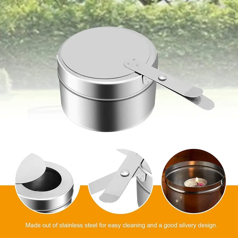 Convenient Cooking Tea Solid Liquid Alcohol Stove Anti-Rust Camping Stove Portable Alcohol Stove Burner Barbecue Use