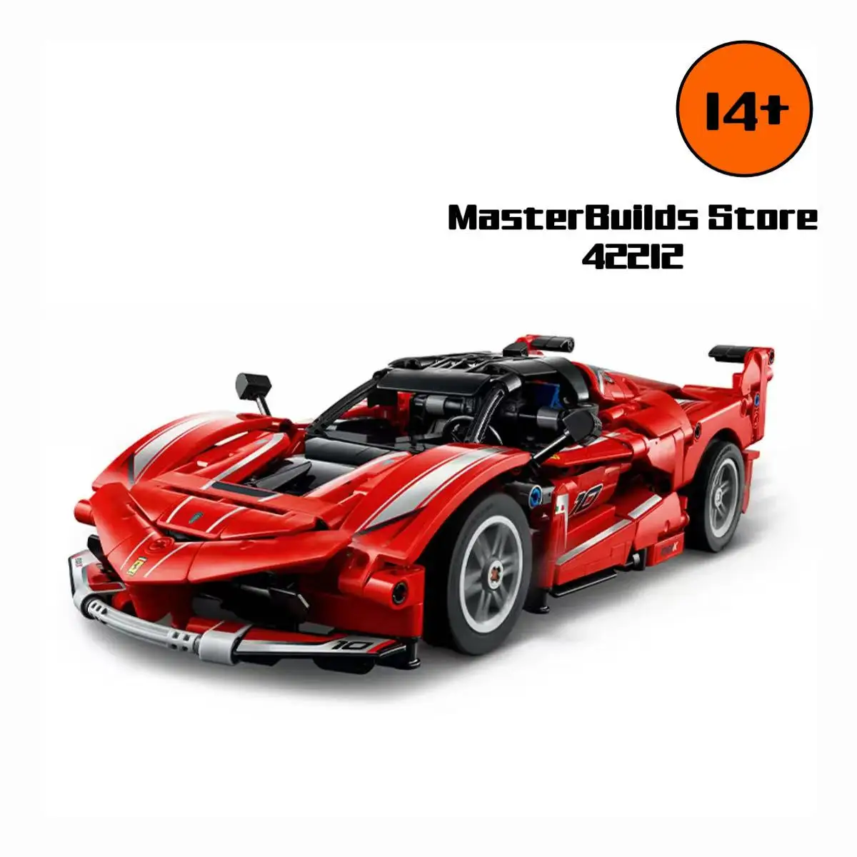 

42212 Racing Series FXX-K Sports Car Model, Mechanical Building Block Set, Birthday Gift, Christmas Gift, Halloween Gift