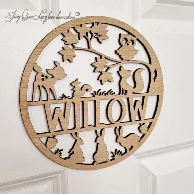 Woodland Name Sign for Baby Nu - đánh giá và giá Baby Nursery Name Letters