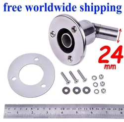 Exhaust Skin Fitting/Stainless Steel Thru Hull 24mm Sim To Webasto Eberspacher 1pc