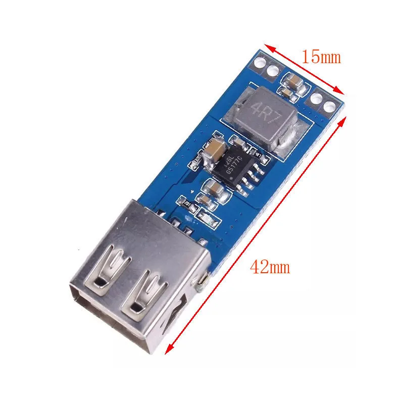 1/2~100/200Pcs 1A2A USB Step-up Circuit Board Boost Module 3V3.3V3.7V4.2V to 5V Mobile Power Supply