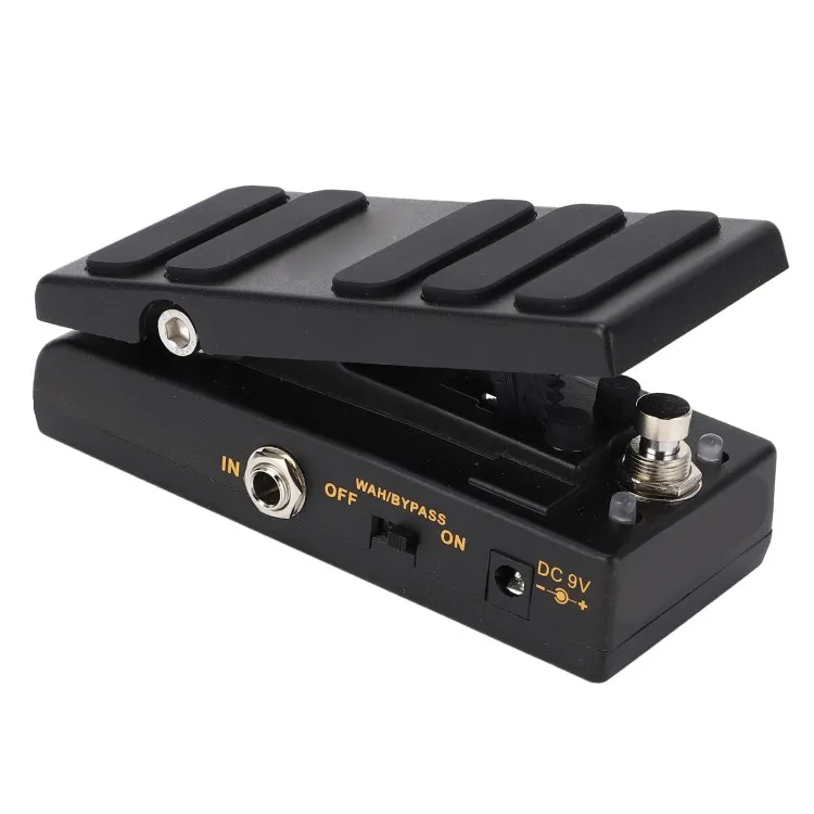 

WahWah Pedal Bypass Effect 2 in 1 Electric Guitar Parts Musical Instrument Accessories Black