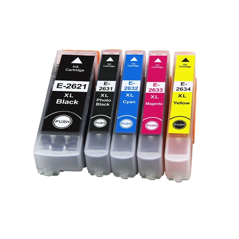 Compatible 26XL T2621 T2631 Ink Cartridge for Epson XP510 XP520 XP600 XP605 XP610 XP615 XP620 XP625 XP700 printer