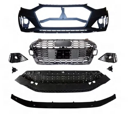 For Audi A4 RS4 Front Bumper for Tuning Parts PP Material 2020-2023