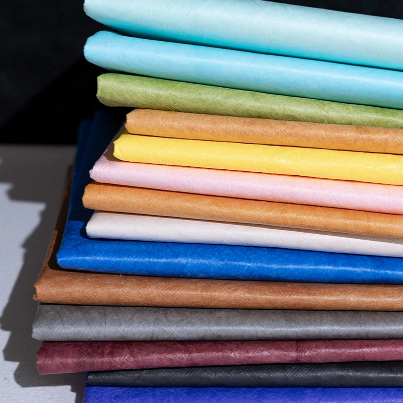 Tela de papel compuesto DuPont, papel Kraft resistente al agua y al desgarro, hecho a mano, costura artesanal, bolsas de ropa creativas, Material