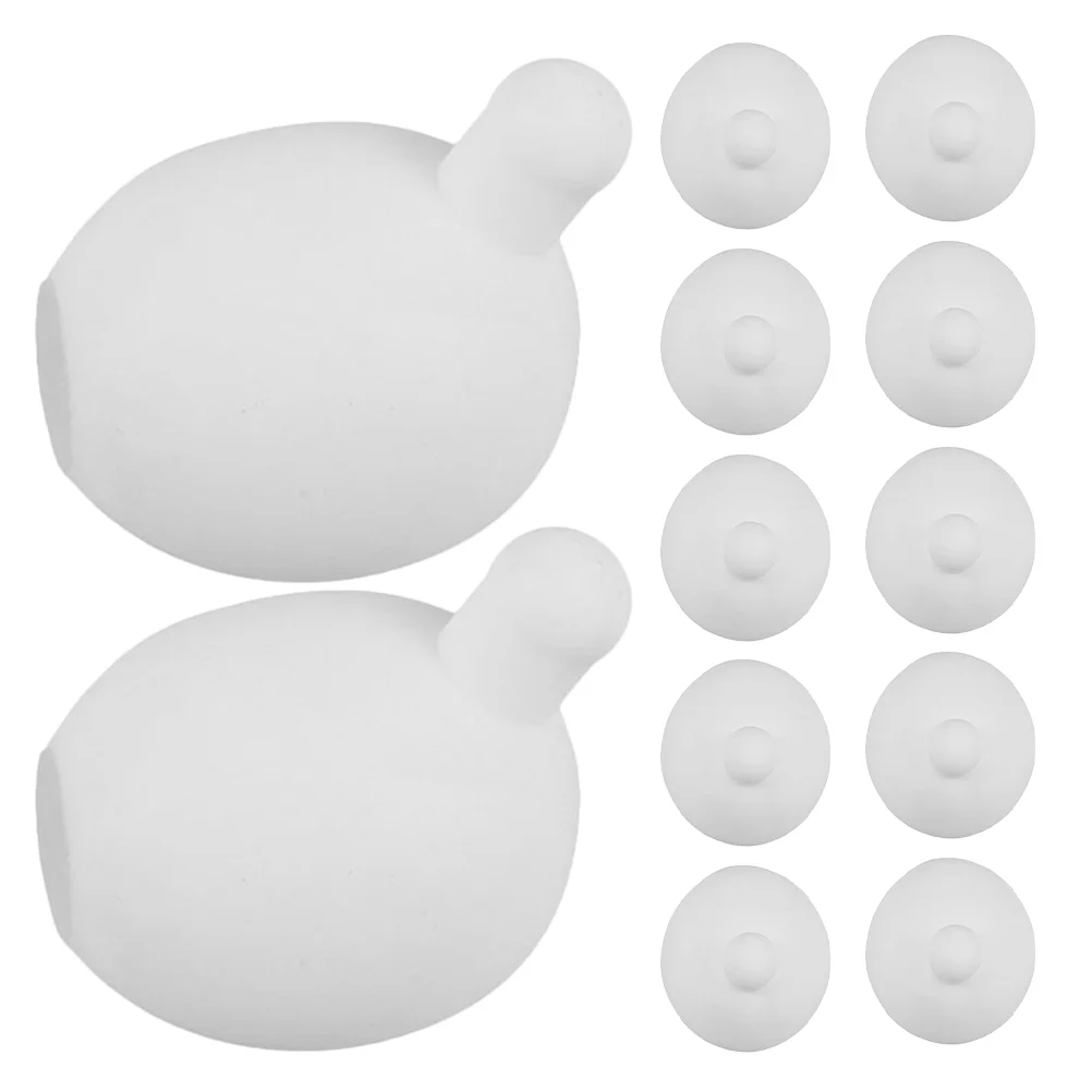 20 Pcs Bubble Blowing Toy Inserts Animal Craft Props Squeeze Inner Replacement Silicone White Making