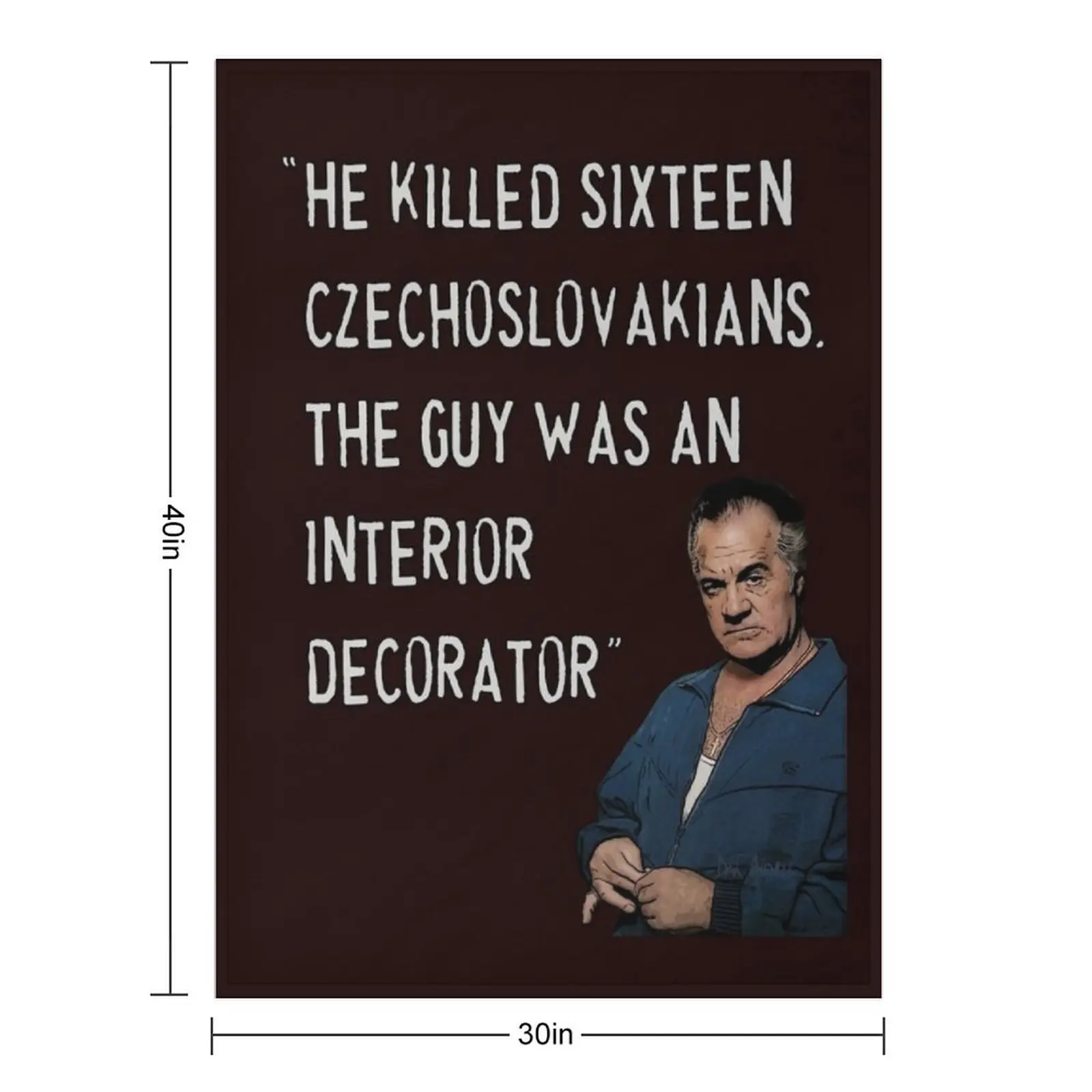 Sopranos - Paulie Walnuts 2 Throw Blanket Cute Plaid Hairys Luxury St christmas gifts Blankets