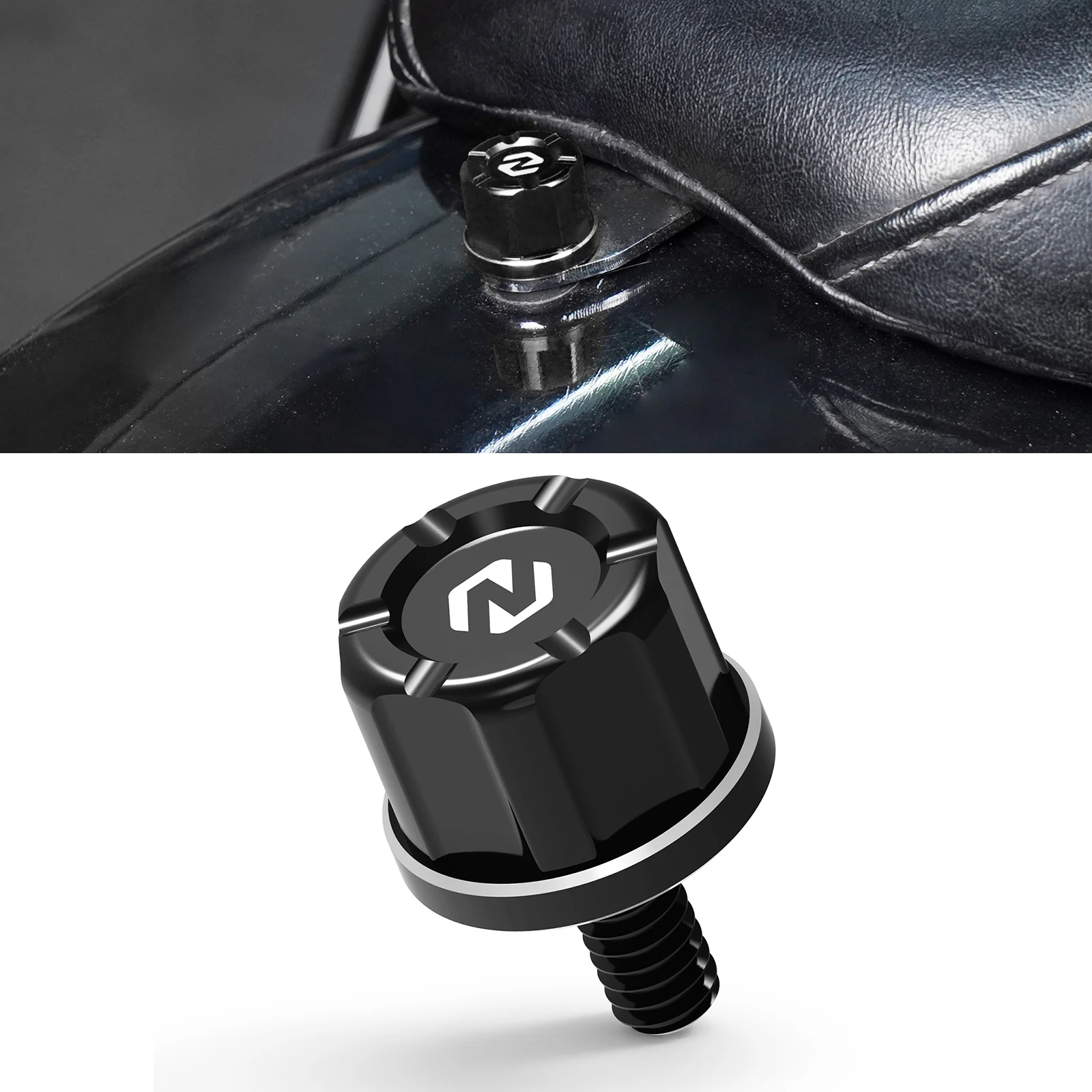 

Rear Seat Bolt Screw Cover Knob For Harley Street Glide FLHX 2006-2023 2007 2008 2009 2010 2011 2012 2013 2014 2015 2016 2017